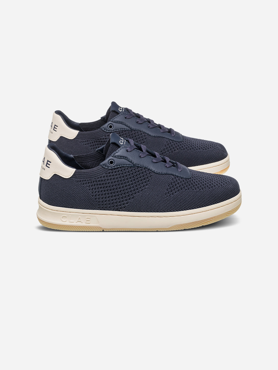 Navy Cactus Malone Knit Clae Sneakers Clae Footwear Los Angeles 