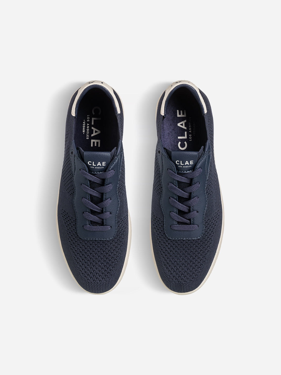 Navy Cactus Malone Knit Clae Sneakers Clae Footwear Los Angeles 