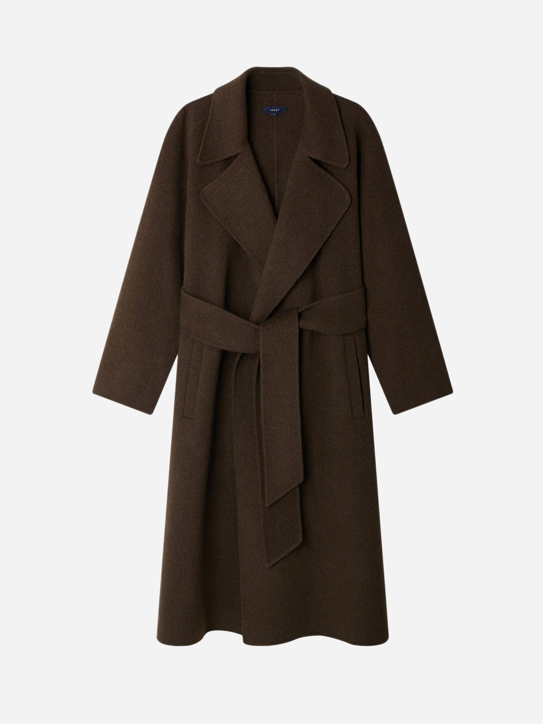 Kaki Brun Harvard Womens Long Coat Brown Soeur 