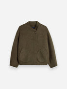 Kaki Chine Windsor Womens Outerwear Wool Jacket Soeur Clothing