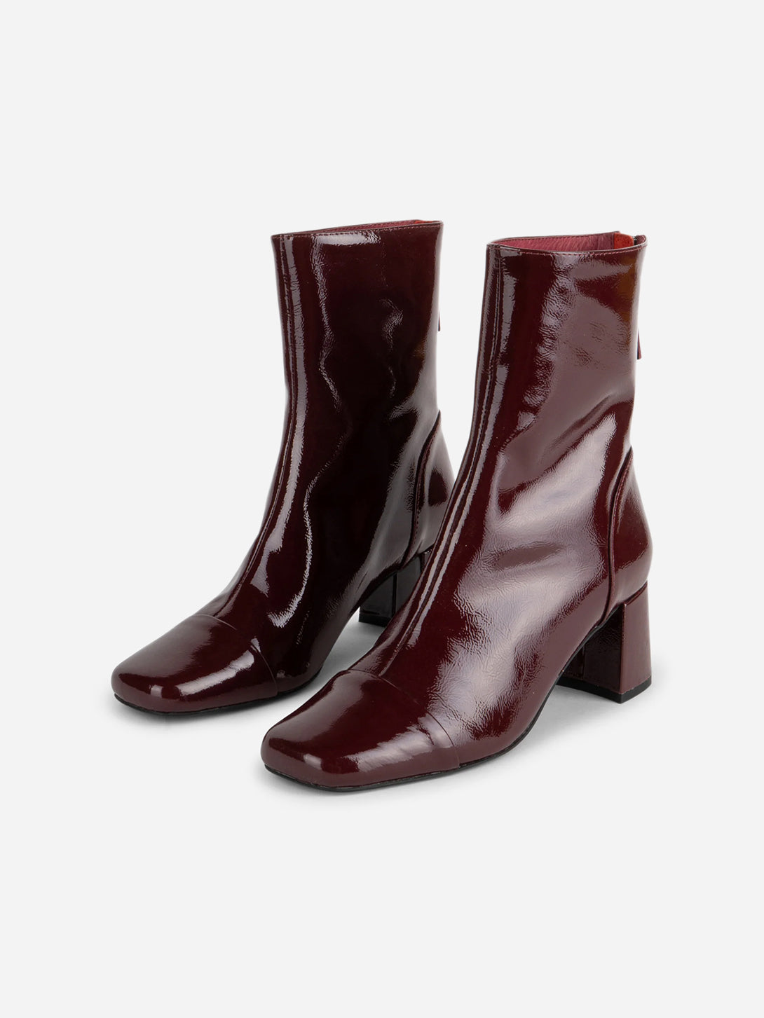 Merlot Mila Womens Intentionally Blank Leather High Boots 