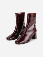 Merlot Mila Womens Intentionally Blank Leather High Boots 