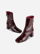 Merlot Mila Womens Intentionally Blank Leather High Boots 