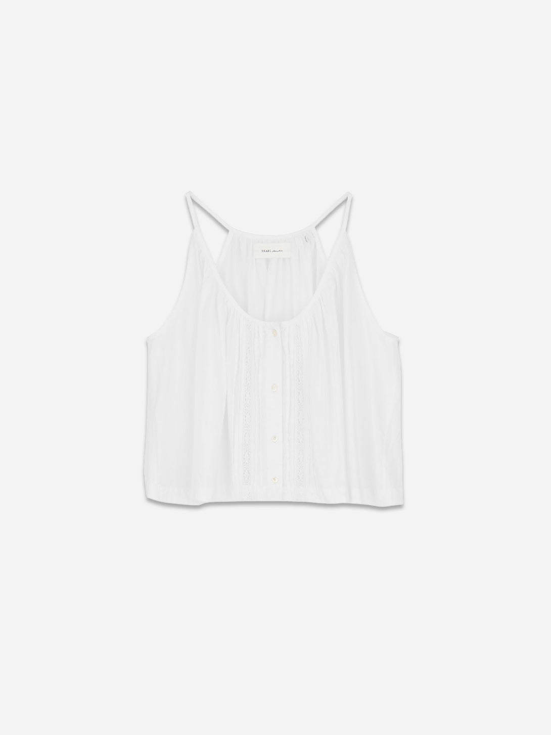 White Magnolia Blouse Skall Studio Womens Summer Blouse Lightweight White Top