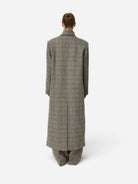 Warm Grey Melange Masculine Oversized Coat Womens Overcoat Stella Nova Clothing