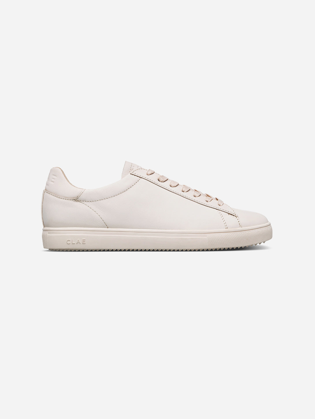 Triple Off White Leather Bradley Clae Vegan Sneakers Clae Los Angeles Fall Winter Clae Shoes 