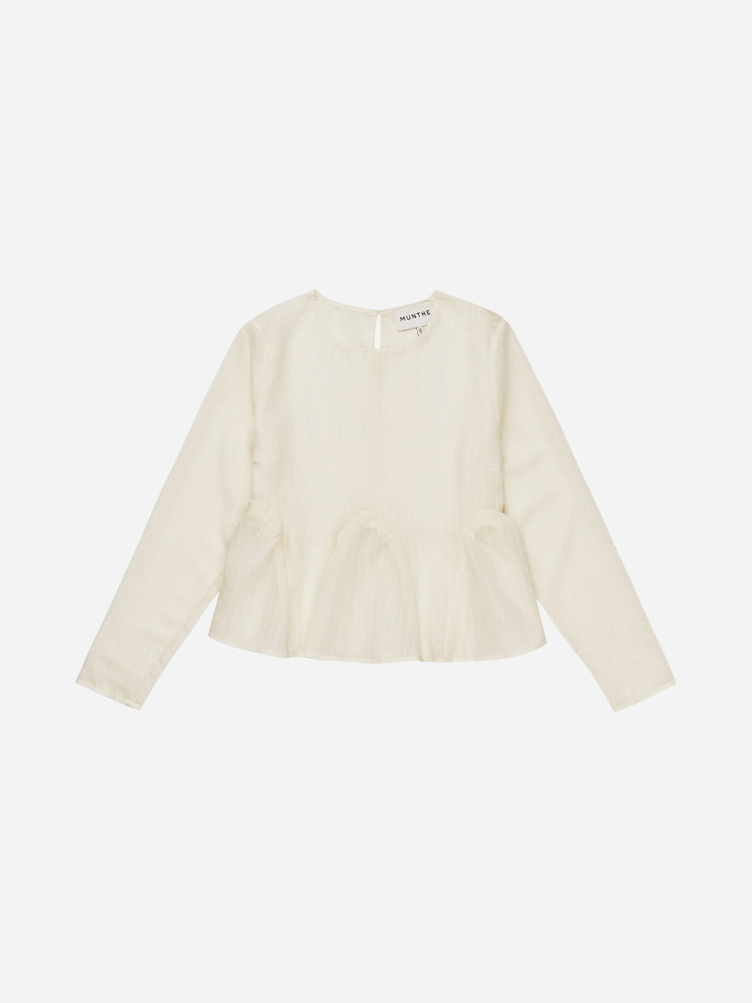 Creme Benedetta Womens Lightweight Creme Blouse Munthe Womens Clothing