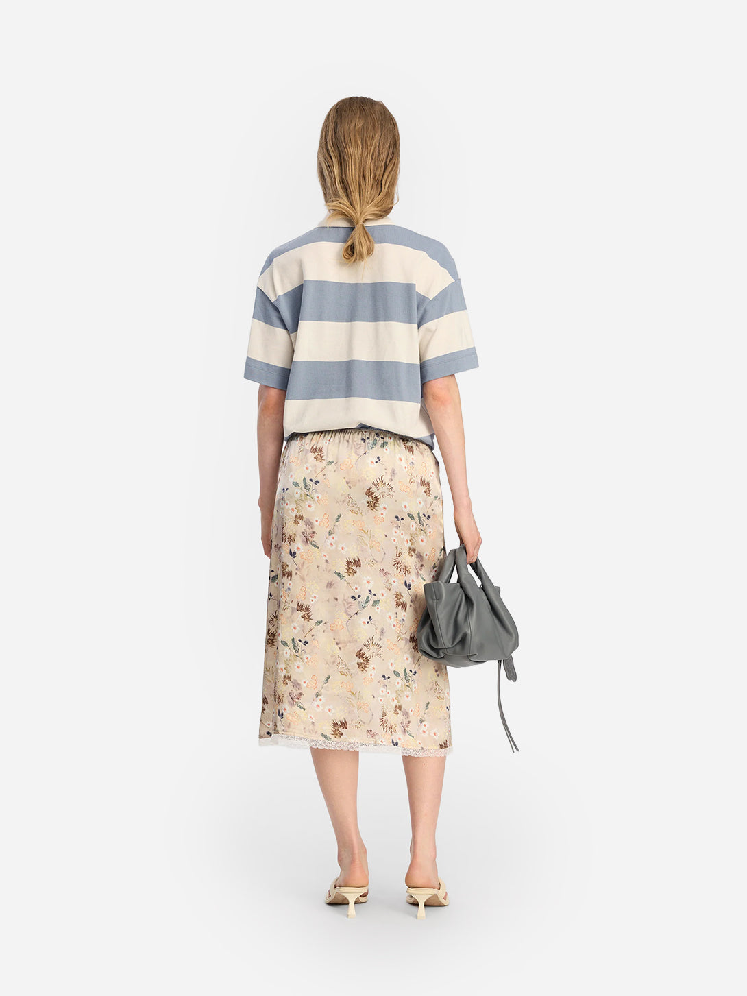 Print Nature Baia Slip Womens Long Skirt Print Pattern Slip Skirt Munthe Womens Clothing 