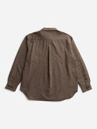 Delicioso Brown Espevik Oversized Check Shirt Mens Woven Check Shirt Norse Projects 