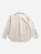 Natural Ecru Falster Stripe Oversized Shirt Mens Striped Woven Shirt 