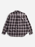Darkest Purple Falster Fine Cotton Flannel Check Oversize Shirt Mens Woven Check Shirt Norse Projects 