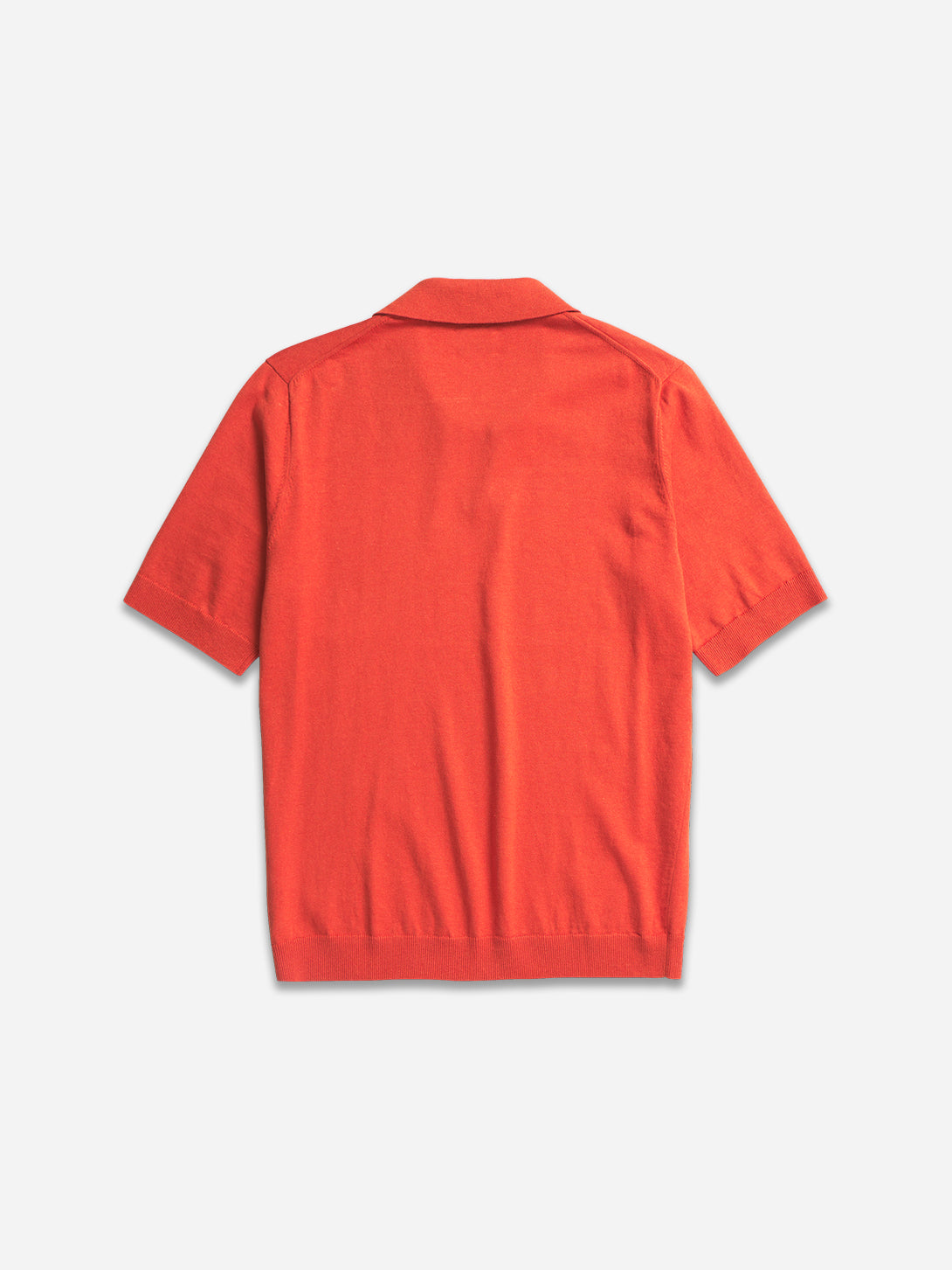 Blood Orange Leif Cotton Linen Polo Mens Linen Polo Norse Projects 