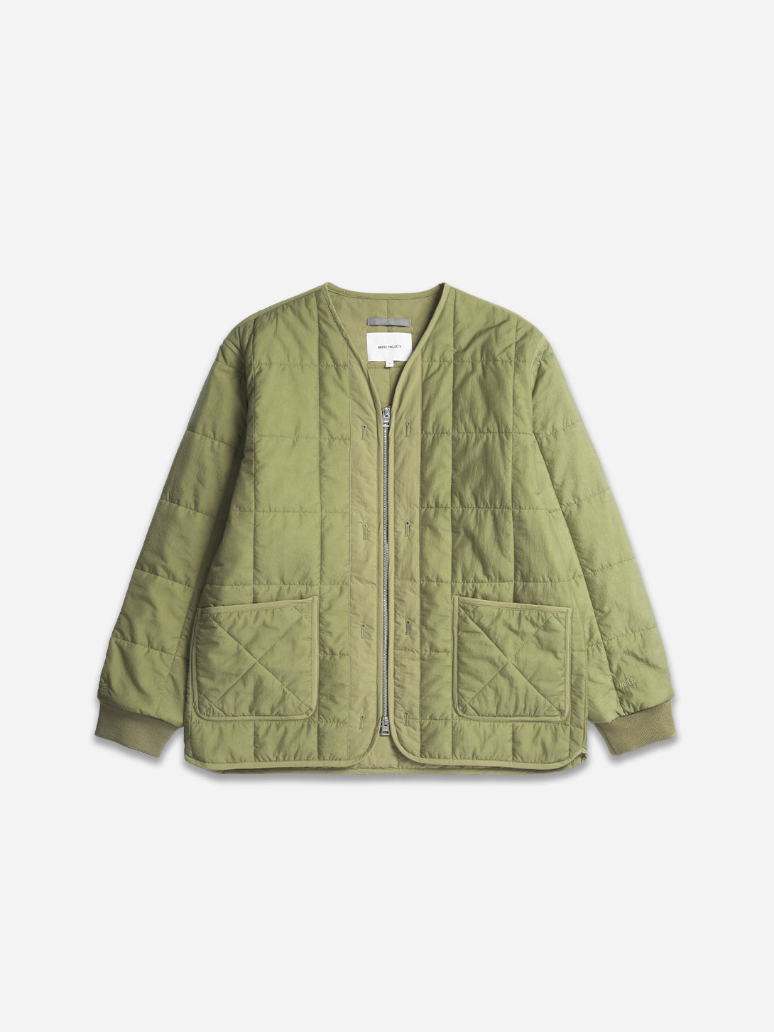 Moss Green Military Liner Jacket Norse Projects Mens Military Jacket
