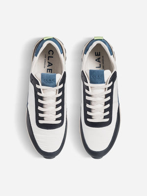 Navy Off White Chino Mens Recyclable Clae Sneakers