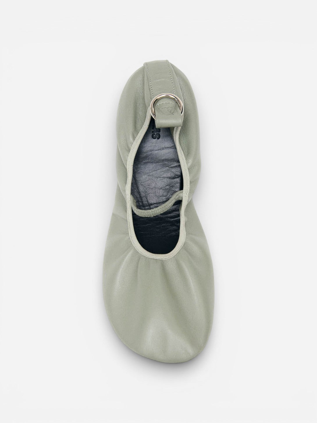 Green #1 Naira Green Leather Ballet Flats Alohas Ballet Flats 