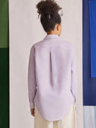 Little Purple, mother of pearl buttons The New Oxford Woven Long Sleeve Woven Shirt Naomi Nomi 