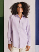 Little Purple, mother of pearl buttons The New Oxford Woven Long Sleeve Woven Shirt Naomi Nomi 