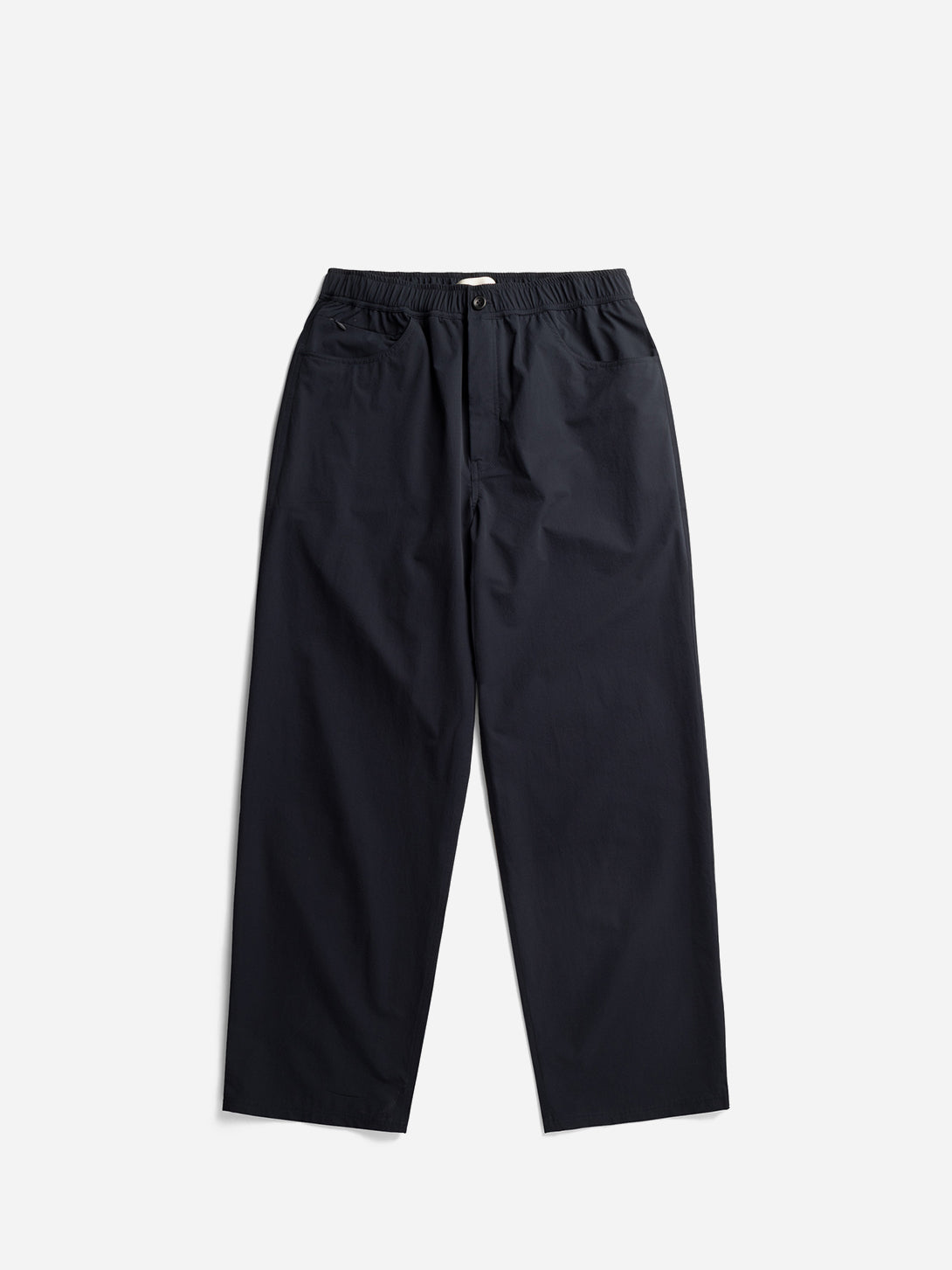 Dark Navy Kvitfjell Commuter Pant Mens Elastic Waistband Drawstring Light Pant Norse Projects 