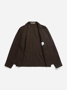 Delicioso Brown Arresskov Compact Cotton Overshirt Mens Brown Overshirt Norse Projects 