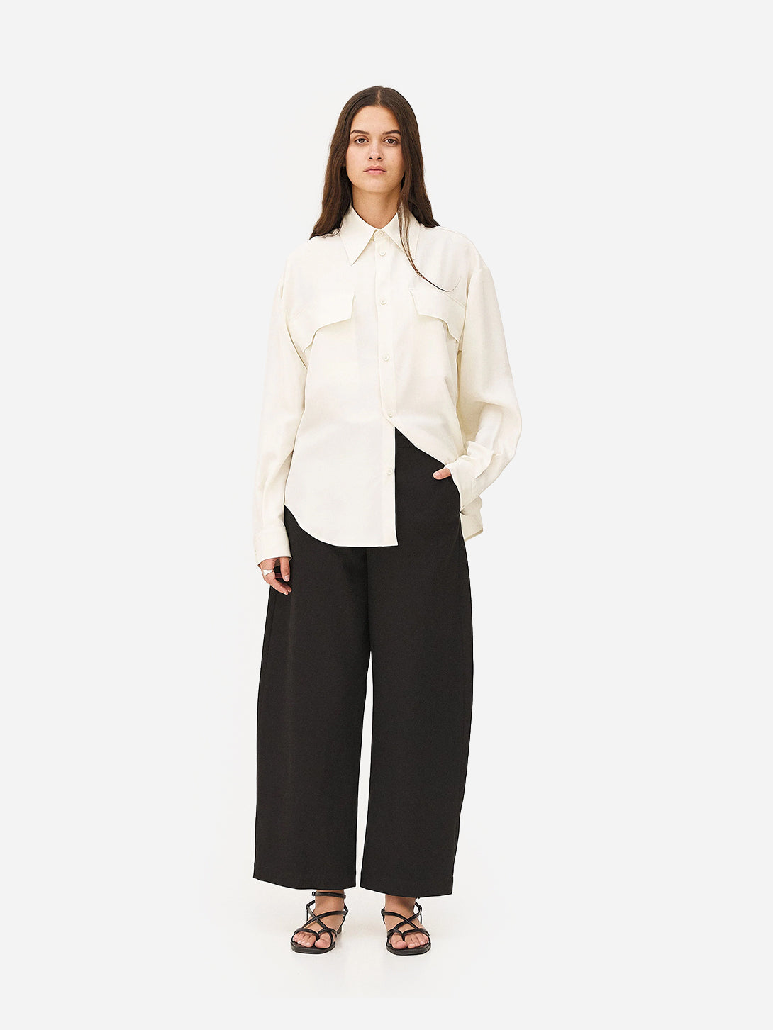Black Nibe Pants Womens Noyoco Black Trouser Pants 