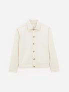 Ecru Arizona Jacket Mens Button Up Collared Jacket White Noyoco Mens Clothing 