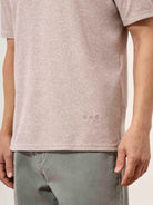 Rosy Brown Heather Colby Towel Polo Mens Summer Open Collar Polo Shirt Moisture Wicking Polo