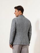Grey/White Stripe Perry Linen Stripe Blazer Mens Linen Stripe Blazer ONS Clothing