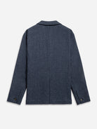 Navy Heather Perry Woolly Waffle Blazer Mens Blazer Suit Jacket Outerwear ONS Clothing