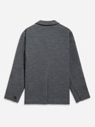 Charcoal Heather Perry Woollen Honeycomb Blazer Mens Blazer Suit Jacket ONS Clothing 