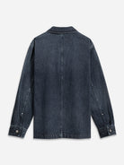 Dk Indigo Remi Ripple Denim Jacket Denim Button Up Jacket Outerwear ONS Clothing 