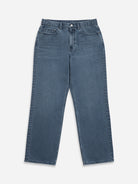 Indigo Stantons Straight-Leg Jeans Mens Relaxed Fit Indigo Denim Jeans ONS Clothing