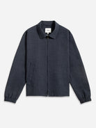 Dk Navy Connor Fresco Jacket Mens Zip Up Layering Light Jacket ONS Clothing