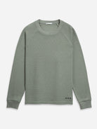 Seagrass Deon Zigzag Knit L/S Tee Mens Lightweight Long Sleeve Pullover Shirt ONS Clothing 