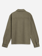 Olive Green Beacon Crochet Cardigan Mens Knit Button Up Cardigan Shirt ONS Clothing