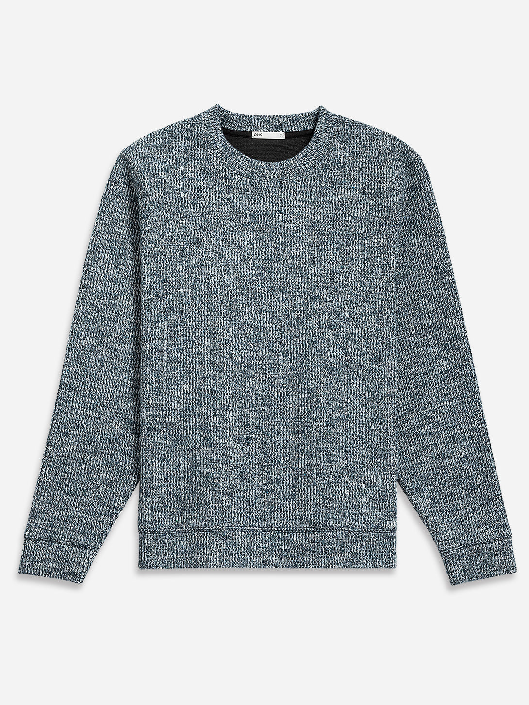 Navy Astor Cloud-Knit Sweatshirt Mens Lightweight Pullover Sweatshirt ONS Clothing