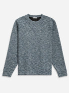 Navy Astor Cloud-Knit Sweatshirt Mens Lightweight Pullover Sweatshirt ONS Clothing