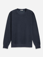 Navy Deon Crochet Sweatshirt Mens Lightweight Pullover Long Sleeve ONS Clothing 