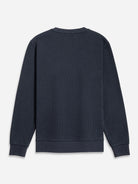 Navy Deon Crochet Sweatshirt Mens Lightweight Pullover Long Sleeve ONS Clothing 