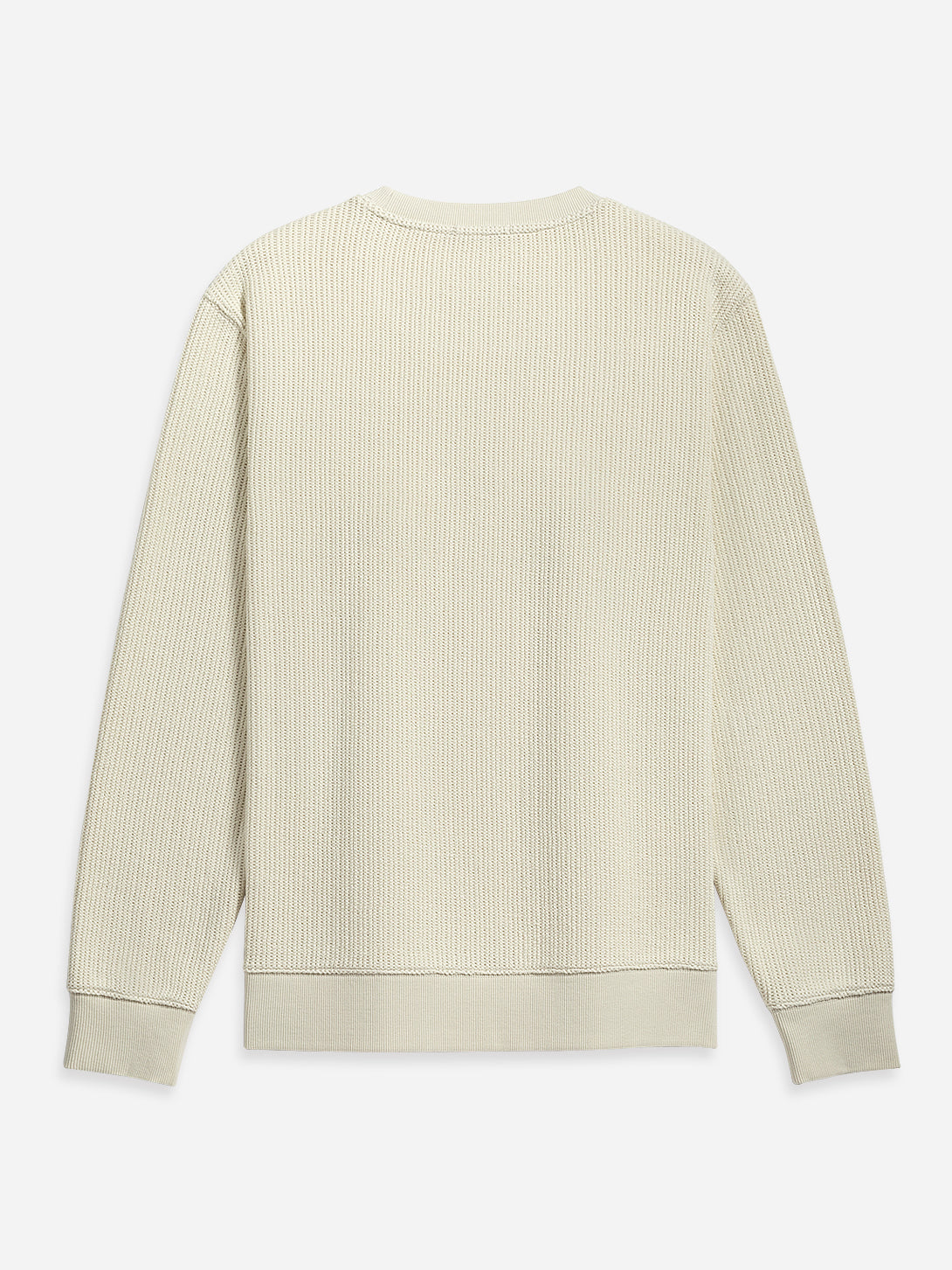Off White Deon Crochet Sweatshirt Mens Lightweight Pullover Long Sleeve ONS Clothing 