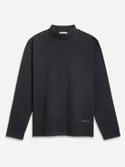 Dk Navy Acton Mock Neck Tee Mens Long Sleeve Lightweight T Shirt Mock Neck Pullover ONS Clothing