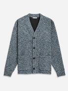 Navy Byron Cloud-Knit Cardigan Mens Knit Cardigan Soft Cotton Outerwear Button Up Cardigan ONS Clothing
