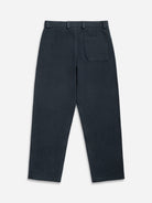 Shadow Navy Wythe Brushed Cotton Trousers Mens Straight Fit Khaki Trouser Pants ONS Clothing