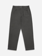 Dk Coffee Wythe Washed Herringbone Trousers Mens Straight Fit Trouser Pants ONS Clothing