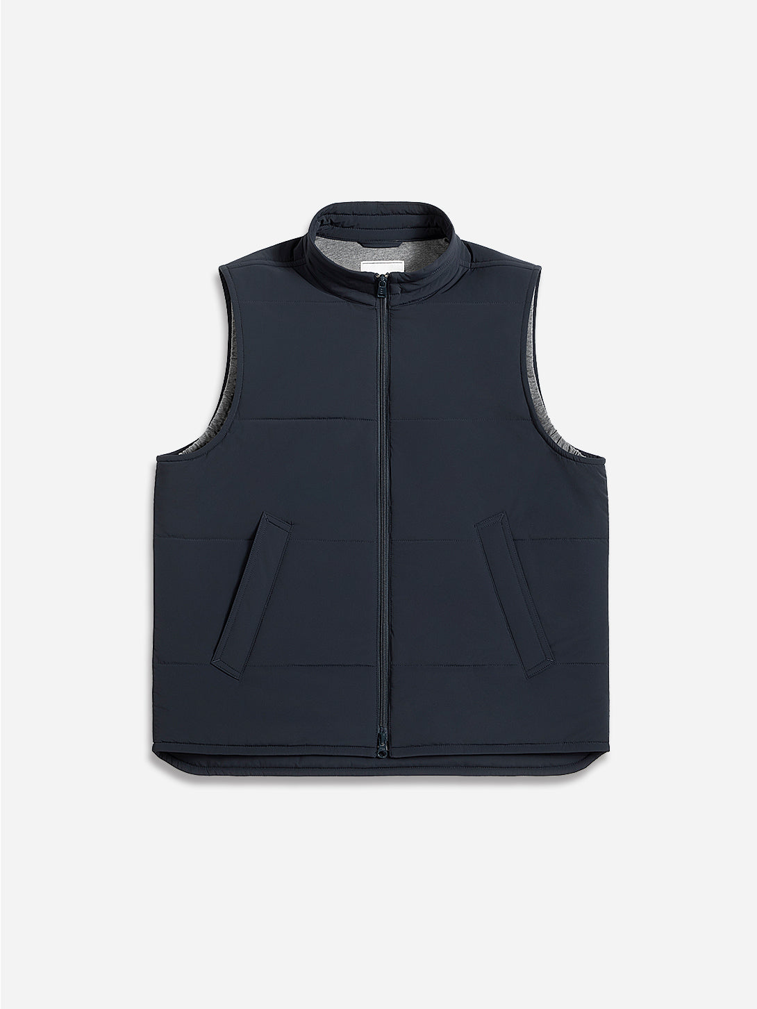 Shadow Navy Vertex Featherweight Vest Mens Lightweight Zip Up Vest Outerwear ONS Clothing