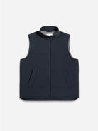 Shadow Navy Vertex Featherweight Vest Mens Lightweight Zip Up Vest Outerwear ONS Clothing