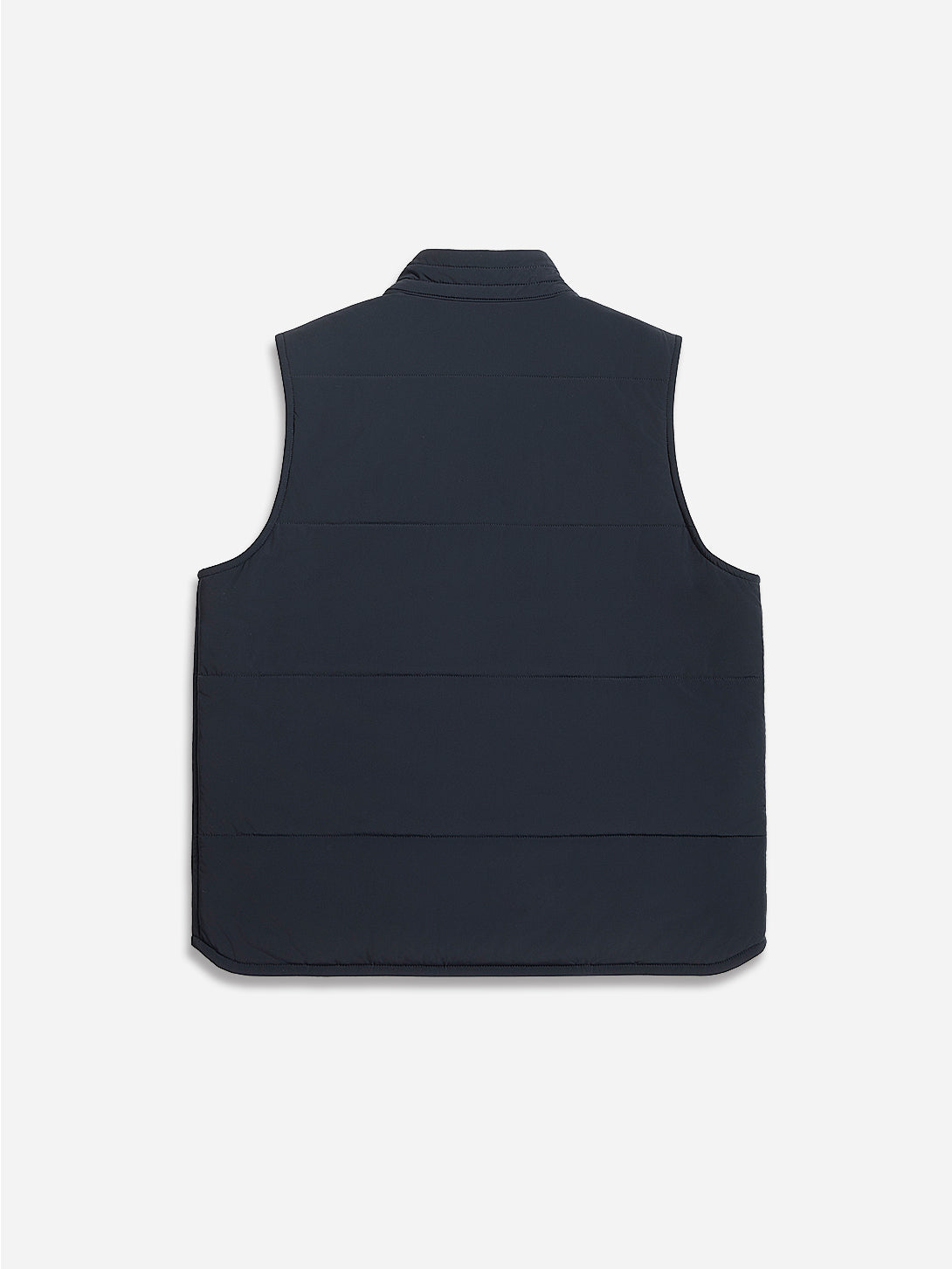 Shadow Navy Vertex Featherweight Vest Mens Lightweight Zip Up Vest Outerwear ONS Clothing