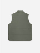 Smoke Olive Vertex Featherweight Vest Mens Lightweight Zip Up Vest Outerwear ONS Clothing