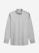 Grey Heather Arthur Heather Shirt Mens Woven Button Up Shirt ONS Clothing