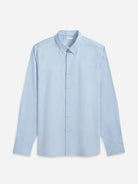 Lt Blue Fulton Oxford Shirt Mens Woven Button Down Oxford Shirt Collared ONS Clothing