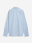 Lt Blue Fulton Oxford Shirt Mens Woven Button Down Oxford Shirt Collared ONS Clothing